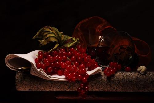 Still life with Redcurrants 